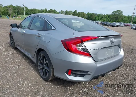 2019 Honda Civic Sport from USA, damaged, VIN 2HGFC2F80KH507166